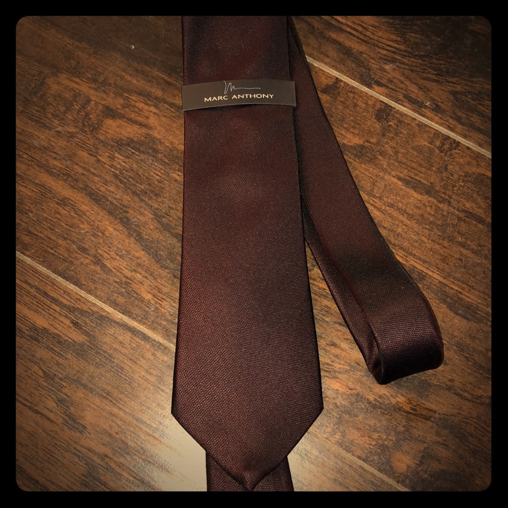 Deep Burgundy slim tie